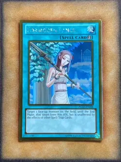 Yugioh Forbidden Lance PGLD-EN048 Gold Rare LP - Image 1