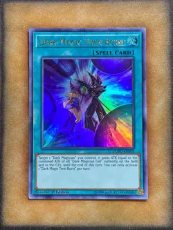 Yugioh Dark Magic Twin Burst DUPO-EN018 Ultra Rare 1st Ed NM - Image 1