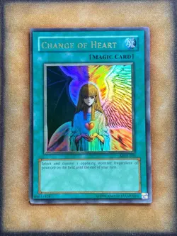 Yugioh Change of Heart MRD-060 Ultra Rare Original Print NM - Image 1