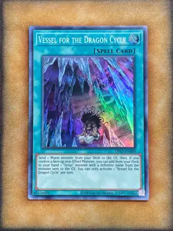 Yugioh Vessel for the Dragon Cycle OP17-EN009 Super Rare NM - Image 1