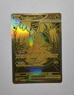 Mega Dragonite Ex 295/217 GOLD HYPER RARE, POKEMON, ASCENDED HEROES - Pack Fresh - Image 1