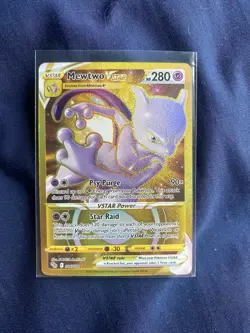 Pokemon Mewtwo VSTAR 086/078 Pokemon GO Secret Rare Full Art Holo (English) - Image 1