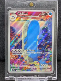 Pokemon TCG Wailord 162/159 Illustration Rare Journey Together NM - Image 1