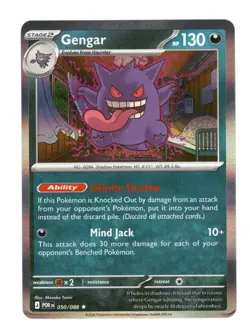 Pokemon Gengar 050/088 Holo Rare - Perfect Order NM - Image 1