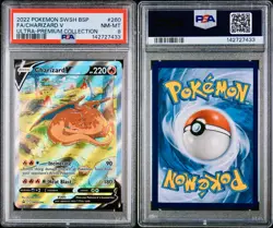 POKEMON PSA 8 CHARIZARD V FULL ART SWSH260 PROMO ULTRA PREMIUM COLLECTION ENGL - Image 3