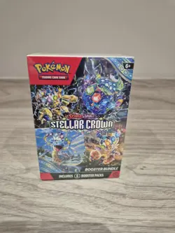 Pokemon Center Stellar Crown Booster Bundle, New Sealed Mint Condition - Image 1