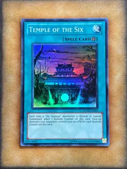 Yugioh Temple of the Six STOR-EN051 Super Rare NM - Image 1