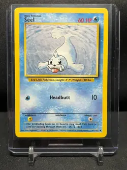 Seel 41/102 Pokemon 1999 Unlimited Base Set LP - Image 1