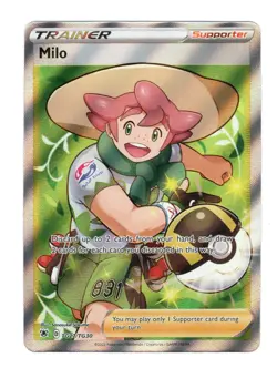 Pokemon Milo TG27/TG30 Full Art SWSH - Astral Radiance NM - Image 1