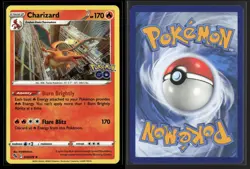 Charizard 010/078 Holo Rare Pokemon GO Pokemon NM/M - Image 3