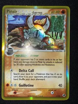 Pokemon TCG Pinsir (Delta Species) Holo Rare Dragon Frontiers 9/101 MP - Image 1
