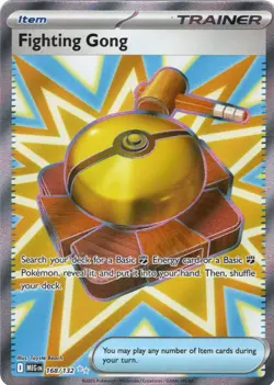 Pokemon Fighting Gong 168/132 FA Ultra Rare - Mega Evolution NM - Image 1