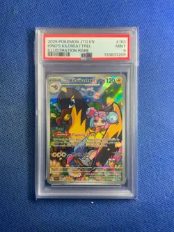 2025 POKEMON JTG EN-JOURNEY TOGETHER ILLUSTRATION RARE IONO'S KILOWATTREL PSA 9 - Image 1
