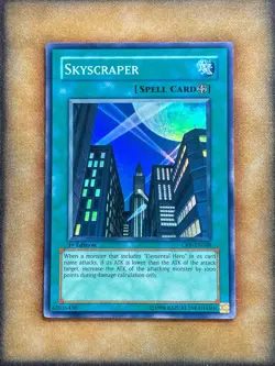 Yugioh Skyscraper CRV-EN048 Super Rare 1st Ed NM - Image 1
