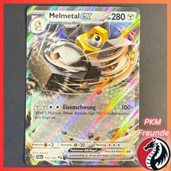 Melmetal EX 105/142 SCR 🟢NM 🇩🇪Deutsch Pokemon Stellarkrone - Image 1