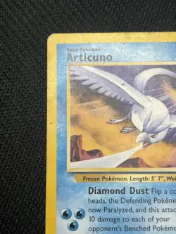 1999 Articuno 22 Legendary Birds WOTC Black Star Promo Pokemon HP - Image 2