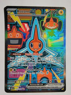 Rotom ex 2025 Pokemon #126/094 FULL ART - Illustration Rare - Phantasmal Flames - Image 1