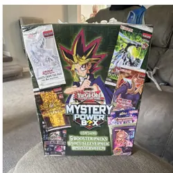 Konami Yu-Gi-Oh! TCG Mystery Power Box Sealed 5 Booster Packs + Extras - Image 1