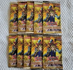 TWO (2) Booster PACKS 1996 YuGIOh Pharaonic Guardian English Edition Sealed PGD - Image 1