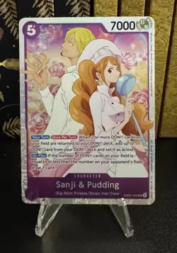 One Piece TCG English Sanji and Pudding EB02-035 SR - Image 1