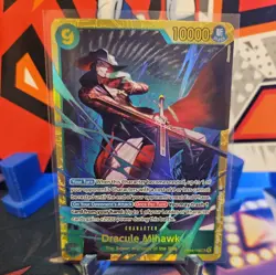 Dracule Mihawk - OP14-119 SEC - THE AZURE SEA'S SEVEN - One Piece TCG English - Image 1