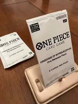 One piece Kindoms of Intrigue OP-04 Pre release Pack Set of 8 - Image 4