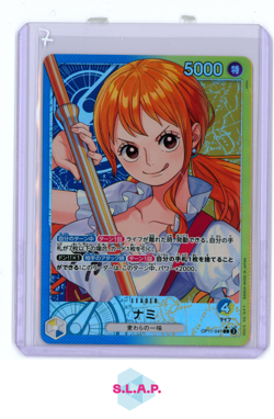 NAMI ONE PIECE OP11-041 2025 OP11 HOLO JAPANESE - Image 1