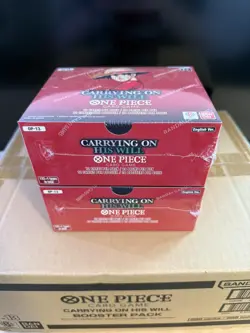 Lot of (2) One Piece TCG OP-13 Carrying On His Will Booster Boxes SEALED - Image 2