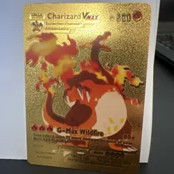 Charizard VMax G-Max Wildfire Gold Card Very Good Condition HP 350 80 + Fire - Image 1