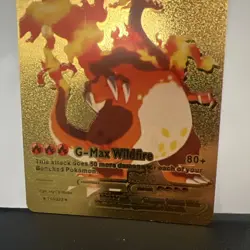 Charizard VMax G-Max Wildfire Gold Card Very Good Condition HP 350 80 + Fire - Image 3
