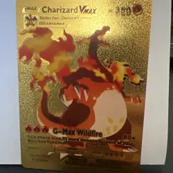 Charizard VMax G-Max Wildfire Gold Card Very Good Condition HP 350 80 + Fire - Image 4
