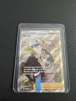 Pokemon TCG Gordie Evolving Skies Full Art Trainer Ultra Rare Card 201/203 - Image 1