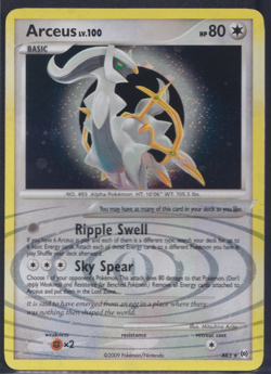 Arceus Lv 100 Holo - Arceus Set - DE - EXC - Pokemon TCG Karte - Image 1