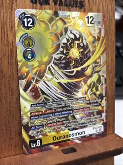 Digimon Card Game Ouranosmon BT22-039 SR Cyber Eden - Image 2