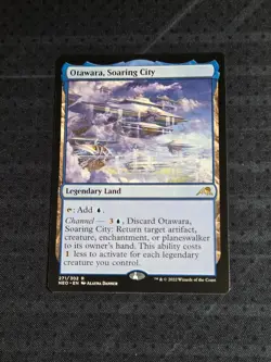 Magic the Gathering MTG - Otawara, Soaring City - Kamigawa Neon Dynasty - NM - Image 1