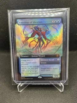Emeritus of Ideation-Secrets Of Strixhaven-Extended Art Foil Nm Read Description - Image 1