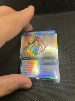 Emeritus of Ideation-Secrets Of Strixhaven-Extended Art Foil Nm Read Description - Image 3