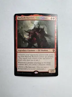 Baeloth Barrityl, Entertainer Commander Legends: Battle for Baldur's Gate Foil - Image 1