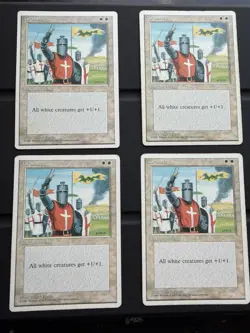 Magic: The Gathering - CRUSADE 4th Edition Playset. LP/MP - Image 1