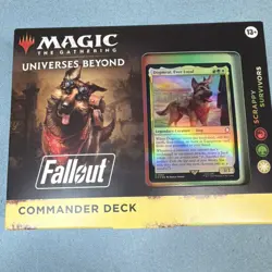 Magic: The Gathering Fallout Scrappy Survivors Commander Deck Foil Dogmeat - Image 1