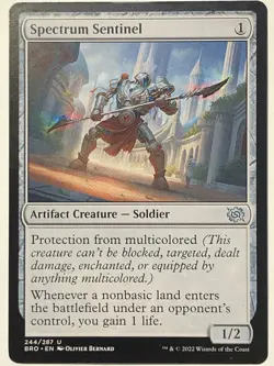 MTG TCG - Spectrum Sentinel 244/399 BRO - LP To NM (Free Shipping $5+) - Image 1