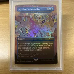 PSA 9 Foil Beholder's Charm Ray (Bribery) MTG Secret Lair Drop, Mint! - Image 2