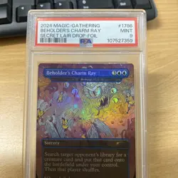 PSA 9 Foil Beholder's Charm Ray (Bribery) MTG Secret Lair Drop, Mint! - Image 3