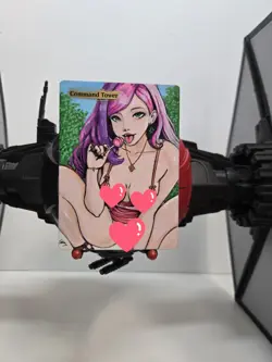 MTG, Command Tower, Miriam, Pokemon, Waifu, Alter Hand Painted BAZAYO, 18+ - Image 1