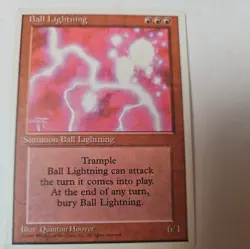 Ball Lightning MTG Core Set 4th Edition Regular - Image 1