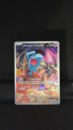 Team Rocket's Wobbuffet 203 Promo Scarlet And Violet Black Star Pokemon Promo - Image 1