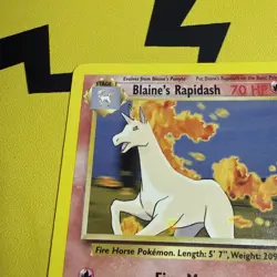 Blaines Rapidash 33/132 Pokemon TCG Gym Challenge Unlimited LP - Image 2