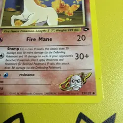 Blaines Rapidash 33/132 Pokemon TCG Gym Challenge Unlimited LP - Image 5