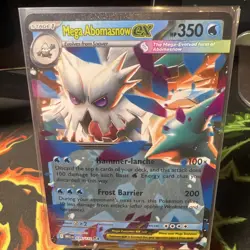 Mega Abomasnow Ex 36/132 ME01:Mega Evolution-Near Mint- Pokemon TCG Double Rare- - Image 1