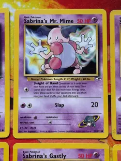 Pokemon TCG (15) Card Lot - Vintage Wotc Gym Heroes Commons/Uncommons NM-LP-MP - Image 4
